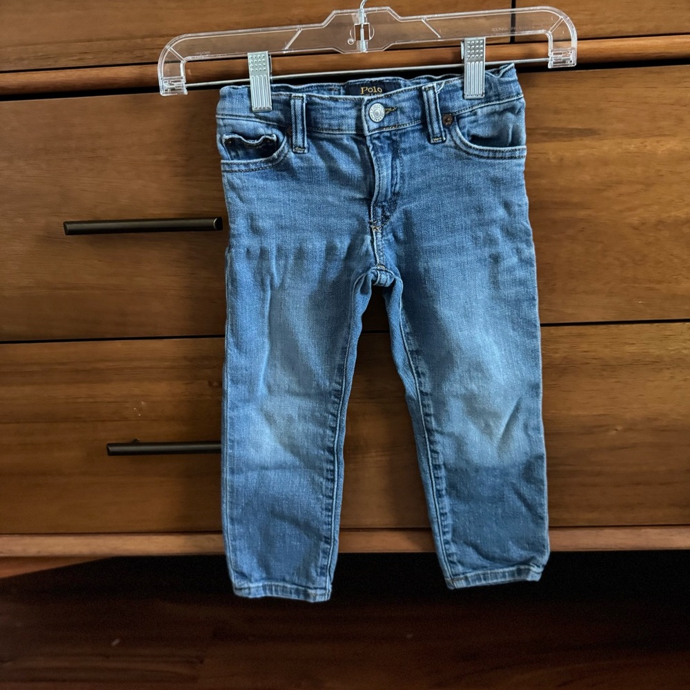 Polo Ralph Lauren Boy’s Blue Straight Leg Denim Jeans Size 3T